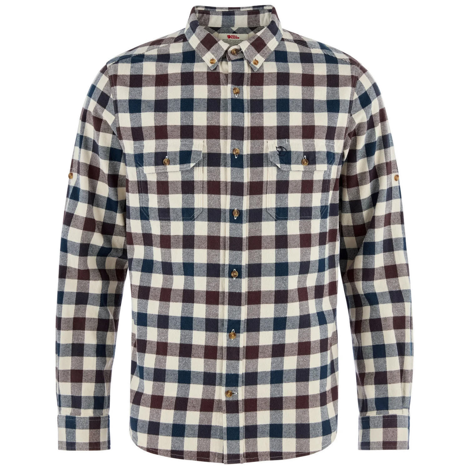 Fjällräven Skog Shirt M Herren Hemd Baumwollhemd chalk white black oak