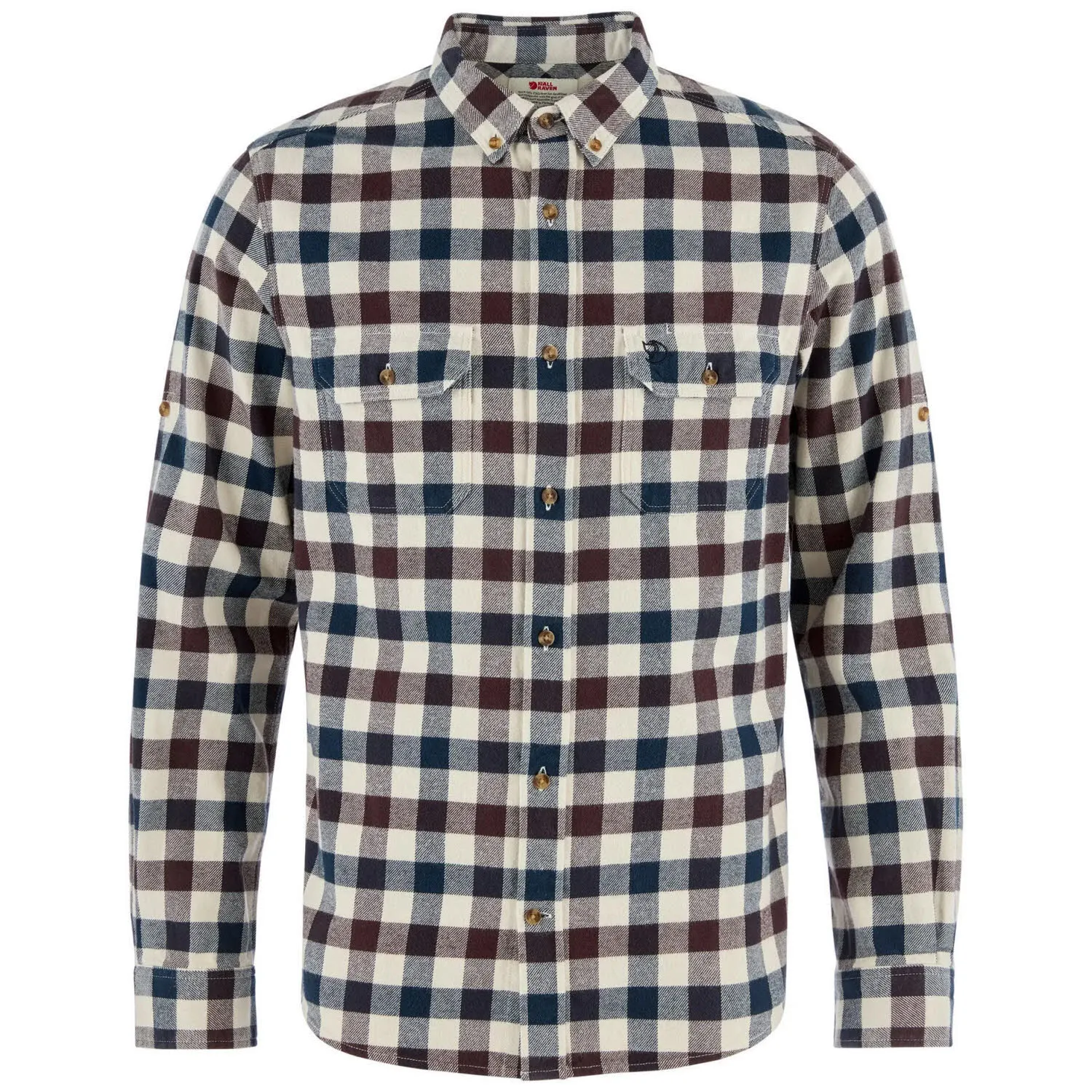 Fjällräven Skog Shirt M Herren Hemd Baumwollhemd chalk white black oak
