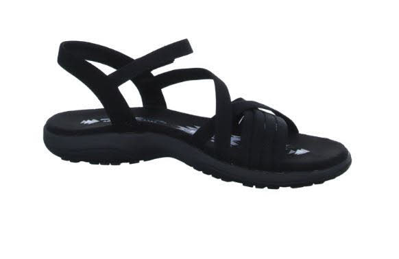Skechers REGGAE SLIM Damen Sandalette schwarz