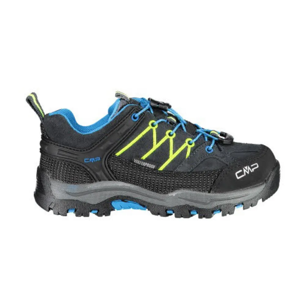 CMP Kids Rigel Low Trekkingschuh Kinderschuh Wanderschuh wasserdicht Outdoor Jungen blau