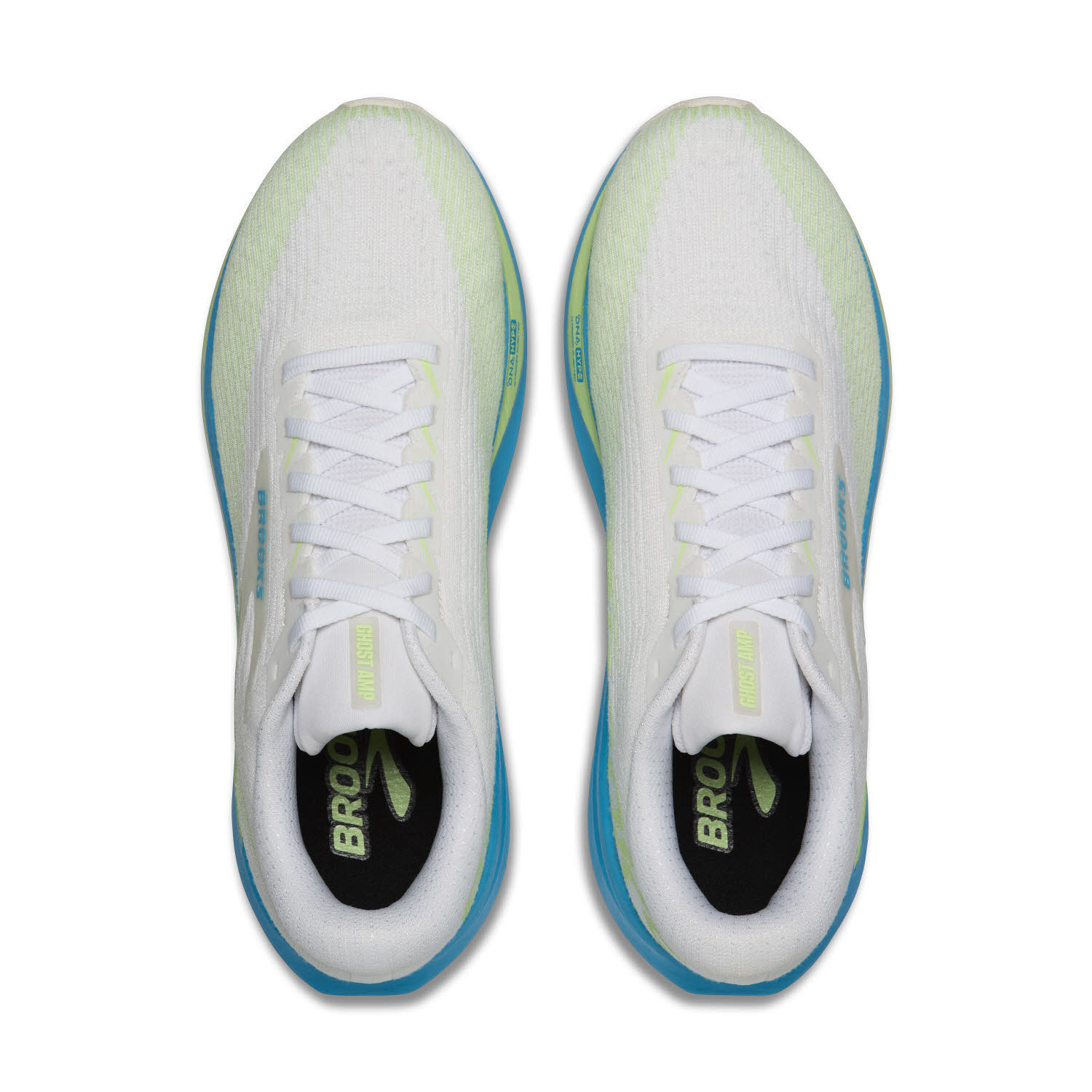 Brooks Ghost Amp Herren Laufschuhe Joggingschuhe weiß/blau