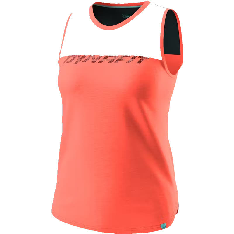 Dynafit 24/7 Drielease Tank Damen Hot Coral Melange