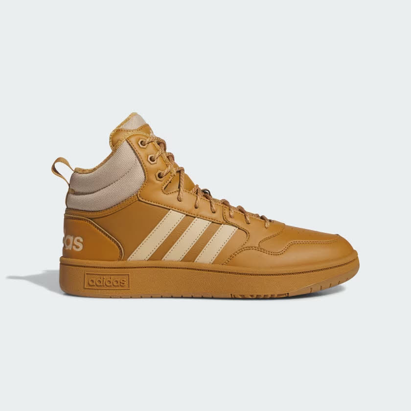 adidas Hoops 3.0 Mid Herren Lifestyle-Schuhe Basketball-Schuhe braun