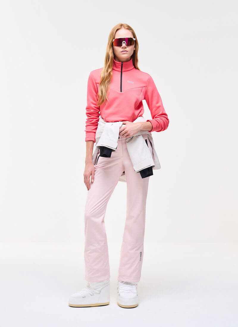 COLMAR DA SHIRT HALF ZIP Damen Skirolli disco pink