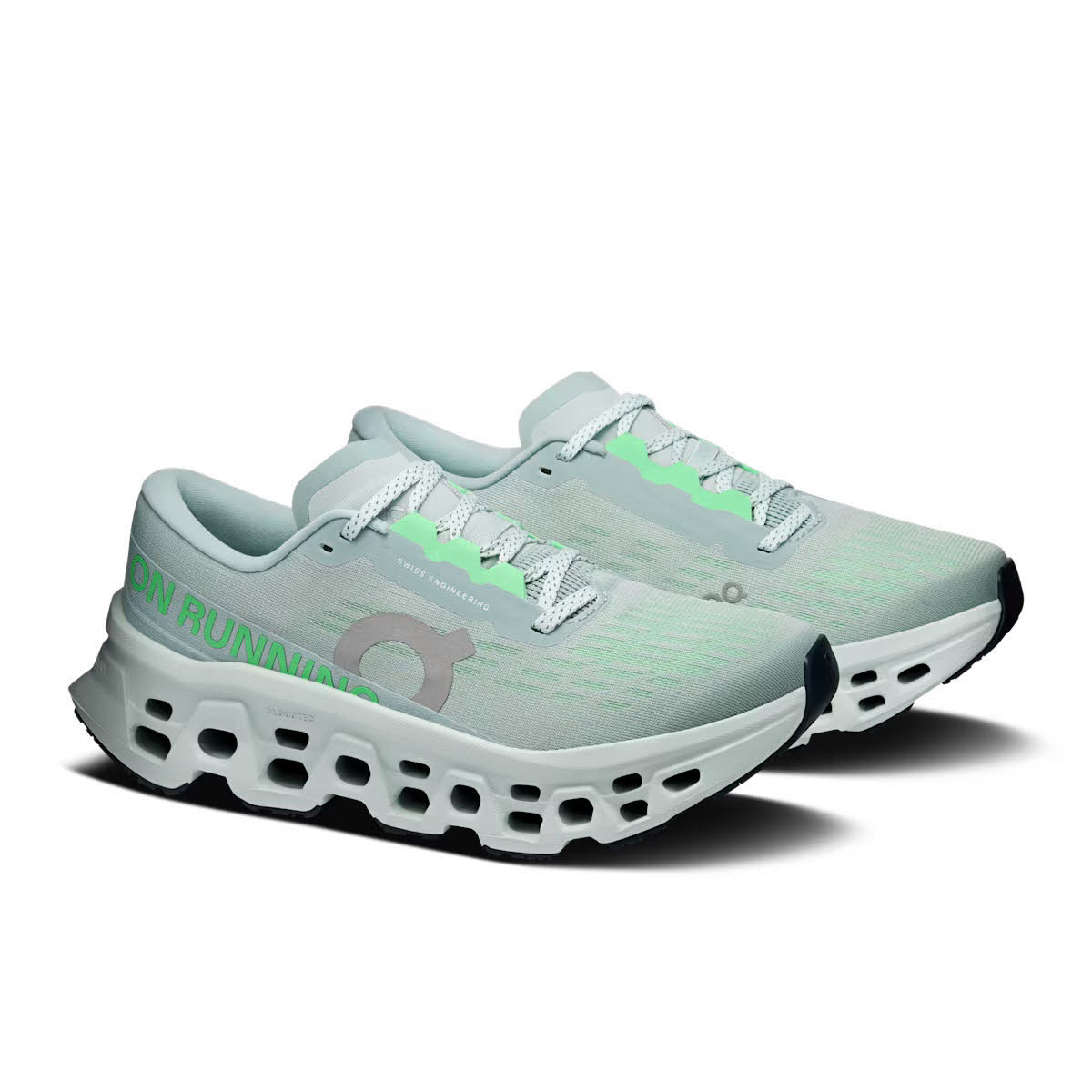ON CLOUDMONSTER 3 Damen Laufschuhe Joggingschuhe grün