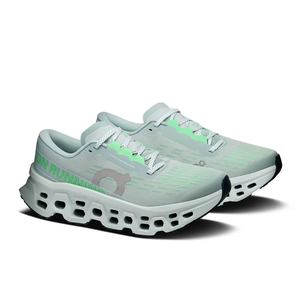 ON CLOUDMONSTER 3 Damen Laufschuhe Joggingschuhe grün