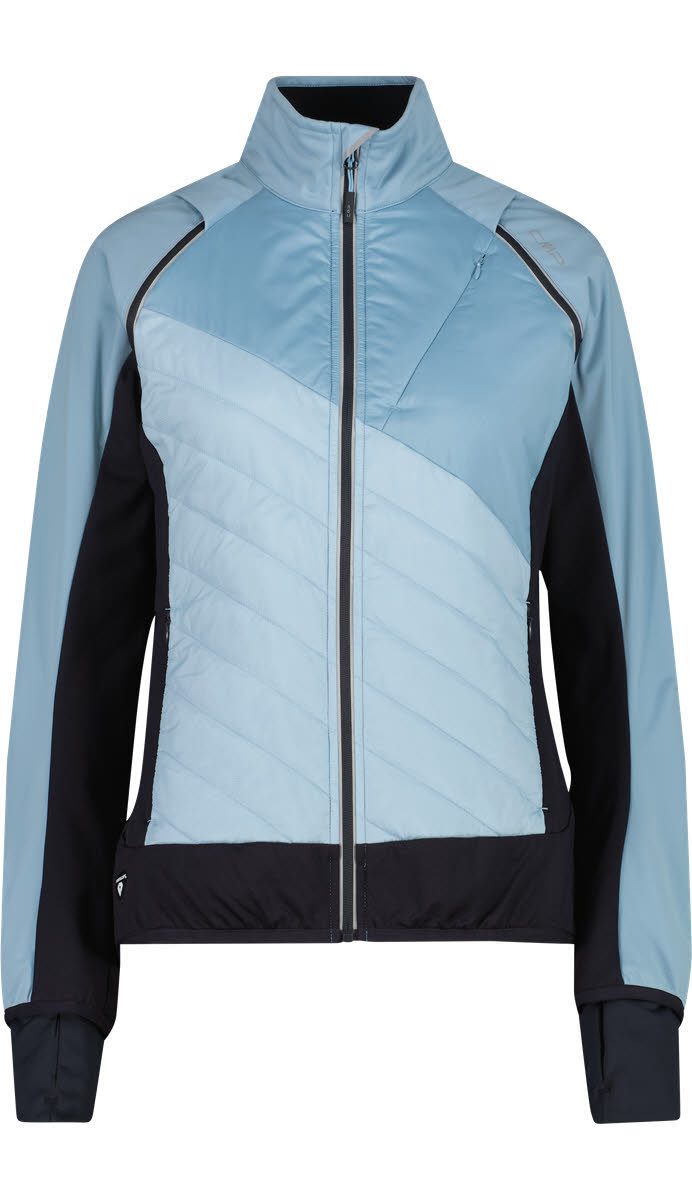 CMP WOMAN JACKET WITH DETACHABLE SLEEVE Damen Winterjacke abnehmbare Ärmel blau