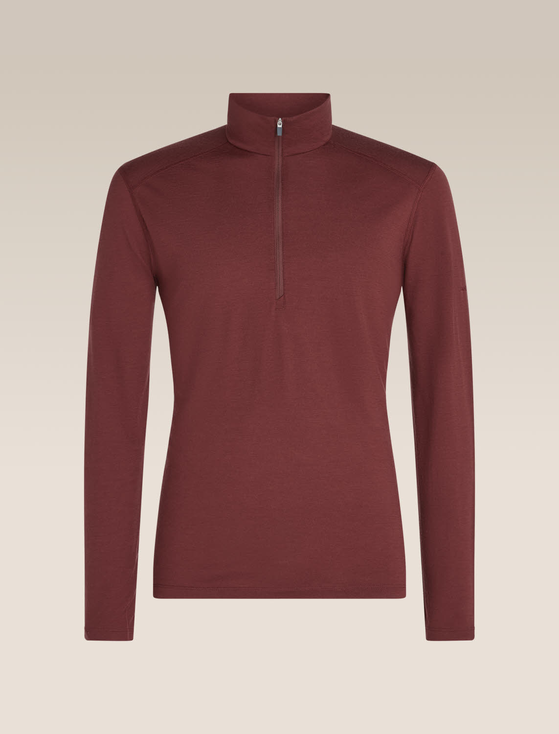 ICEBREAKER HE 200 Oasis LS Half Zip Herren SKirolli rot/port