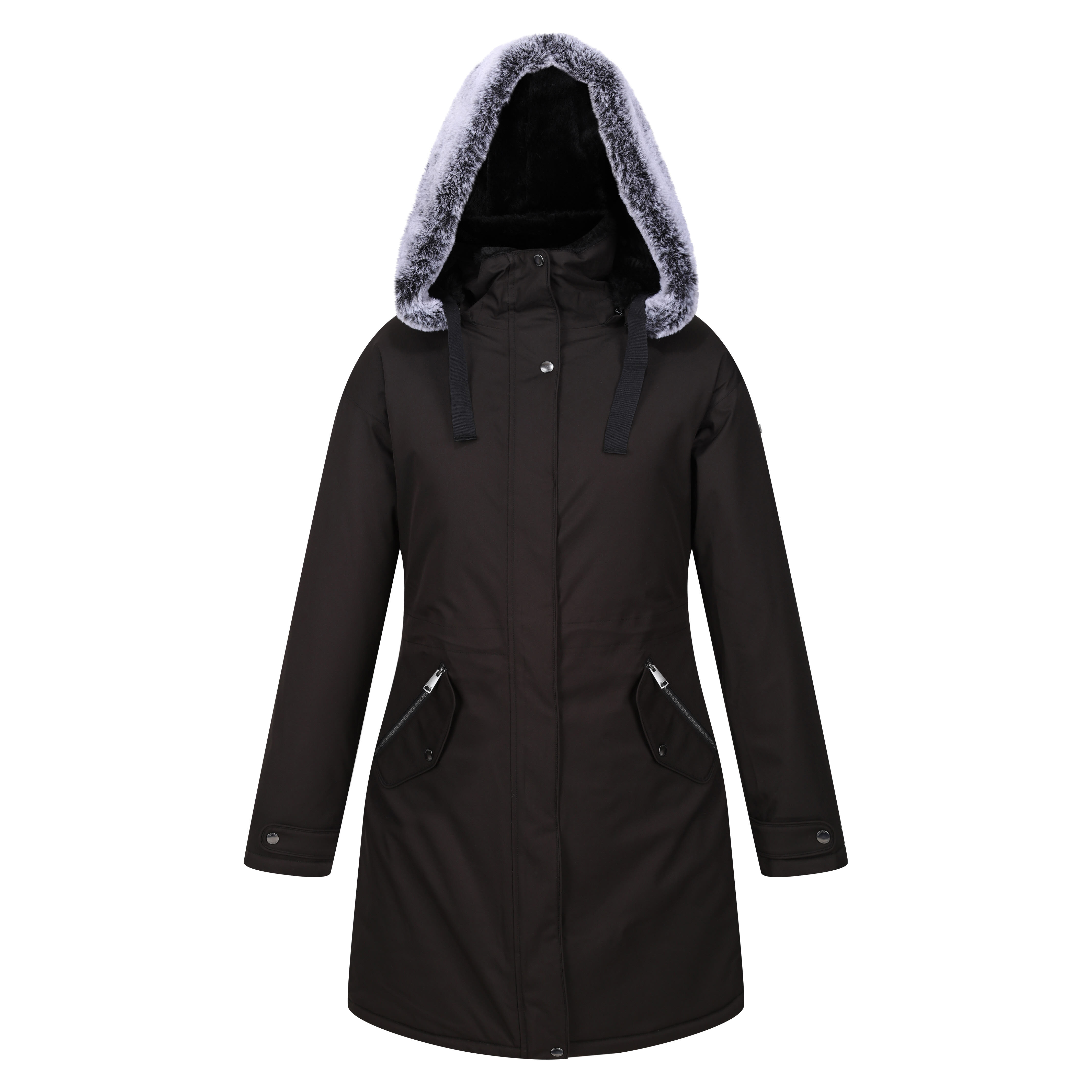 Regatta Samaria Damen Anorak Mantel Winterjacke schwarz