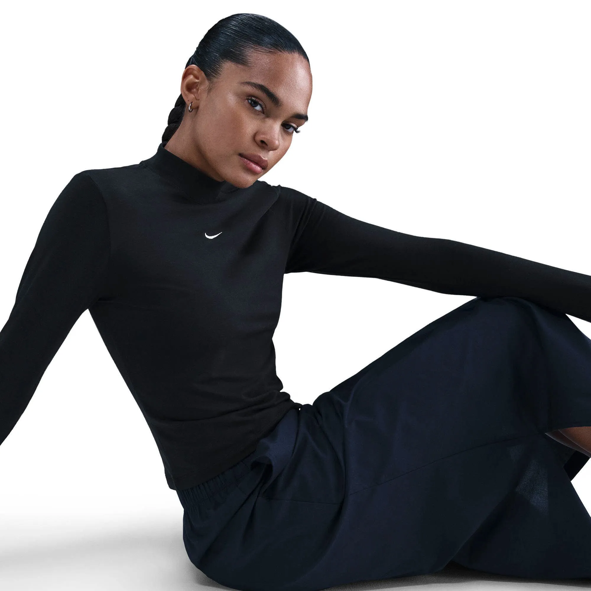 Nike Sportswear Chill Knit Longsleeve Damen schwarz