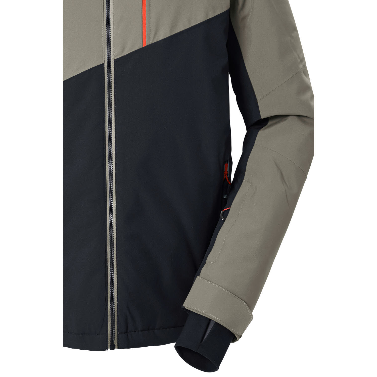 Killtec KSW 89 MN SKI JCKT Herren Skijacke Winterjacke Snowboardjacke orange/grau/schwarz