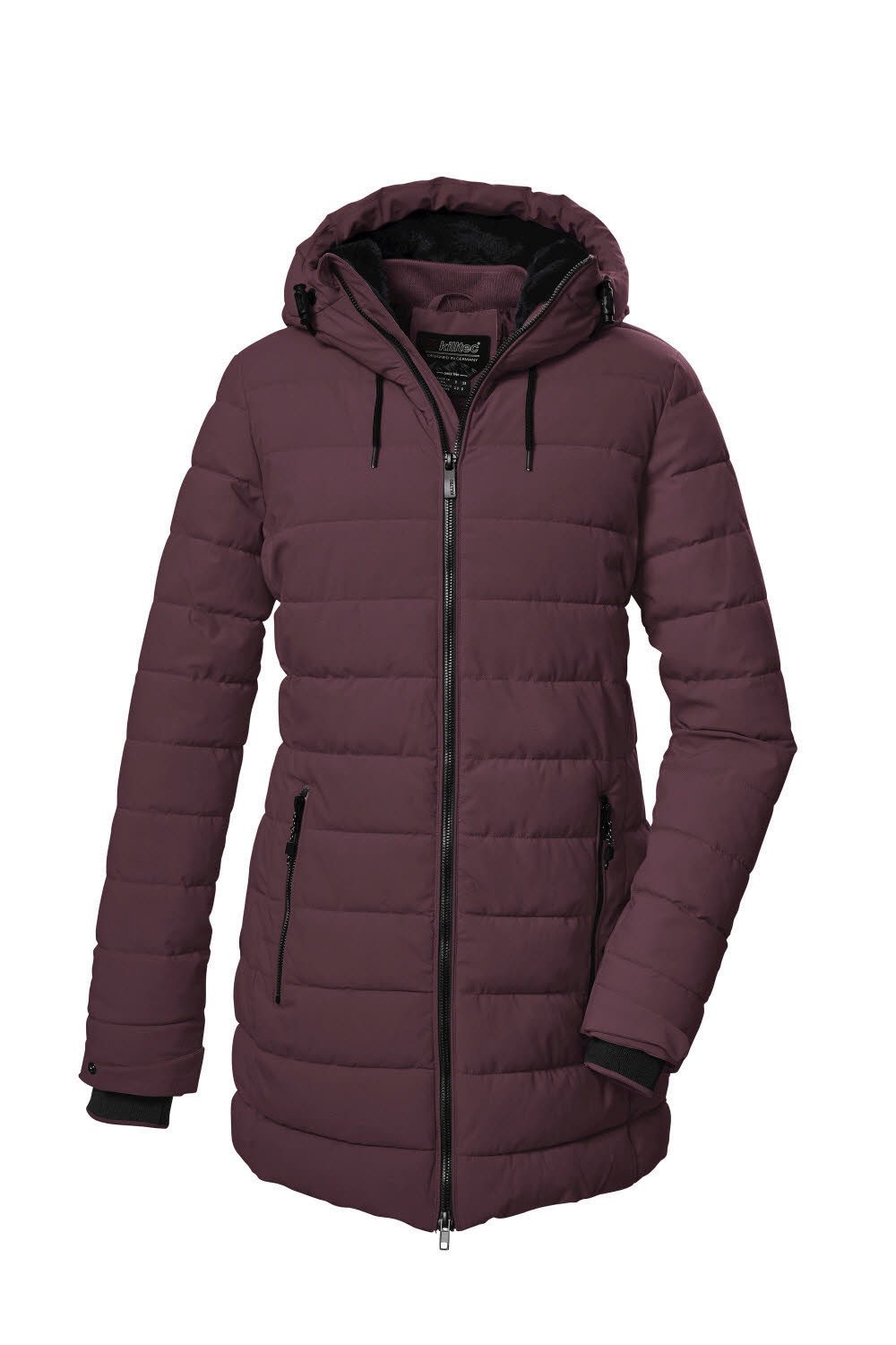 KILLTEC KOW 55 WMN QLTD PRK Freizeitmäntel Damen Steppparka dunkel mauve