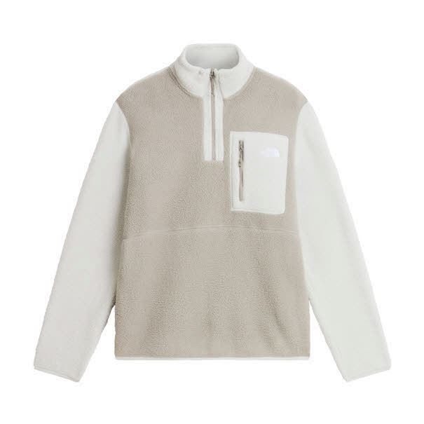 TH NORTH FACE HE YUMIORI 1/4 ZIP Herren Fleecepulli grau