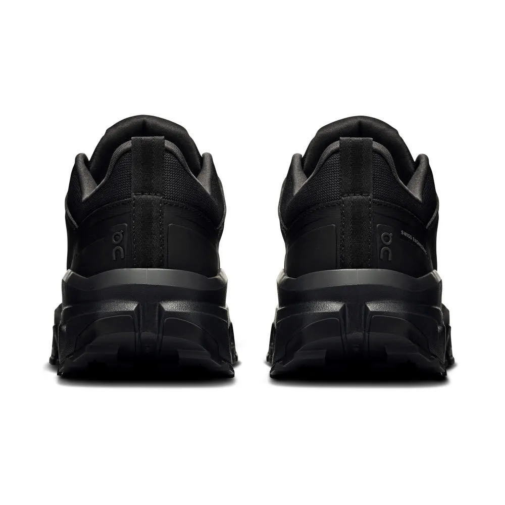 ON Cloudrock Low WP Trekkingschuhe Wanderschuhe Damen schwarz