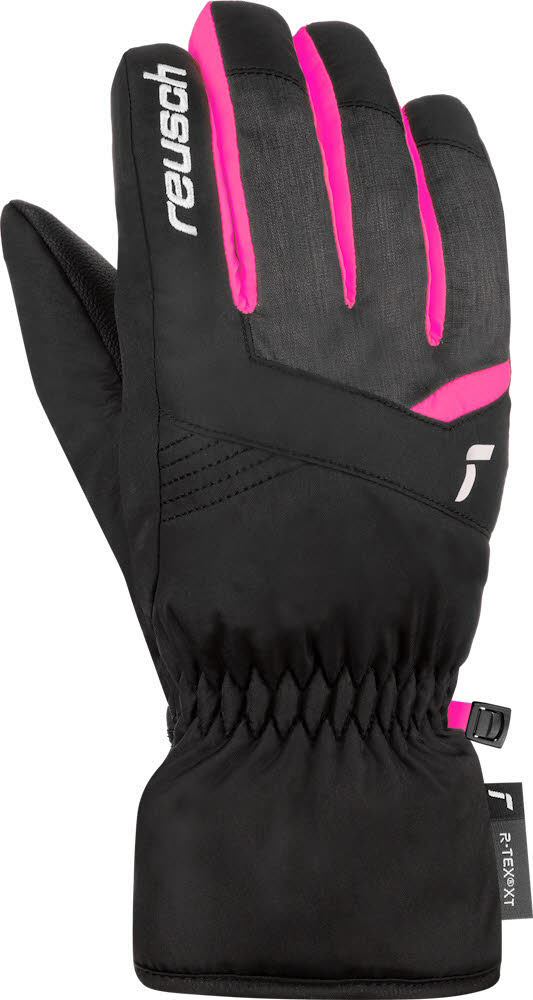 Reusch Bennet R-TEX® XT Mädchen Skihandschuhe Snowboardhandschuhe schwarz/pink