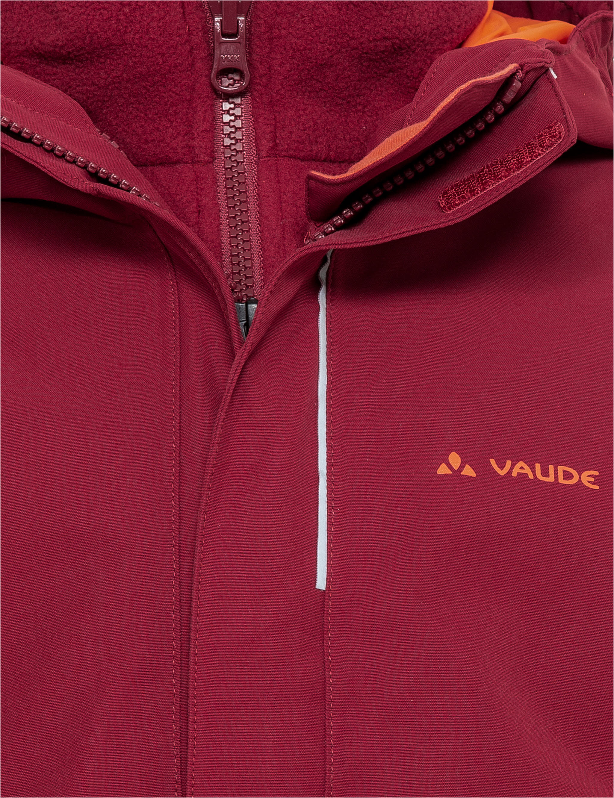 Vaude Campfire 3in1 Jacket Girls Kombijacke Kinder Mädchen rot