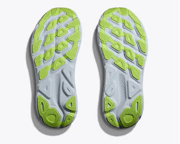 Hoka Clifton 9 Laufschuhe Joggingschuhe Damen hellgrau