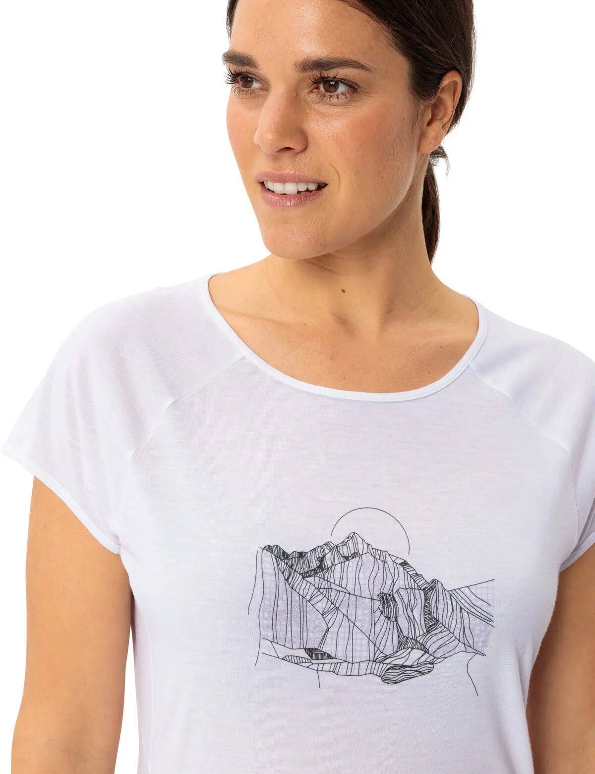 Vaude Tekoa T-Shirt II Wandershirt Damen weiß