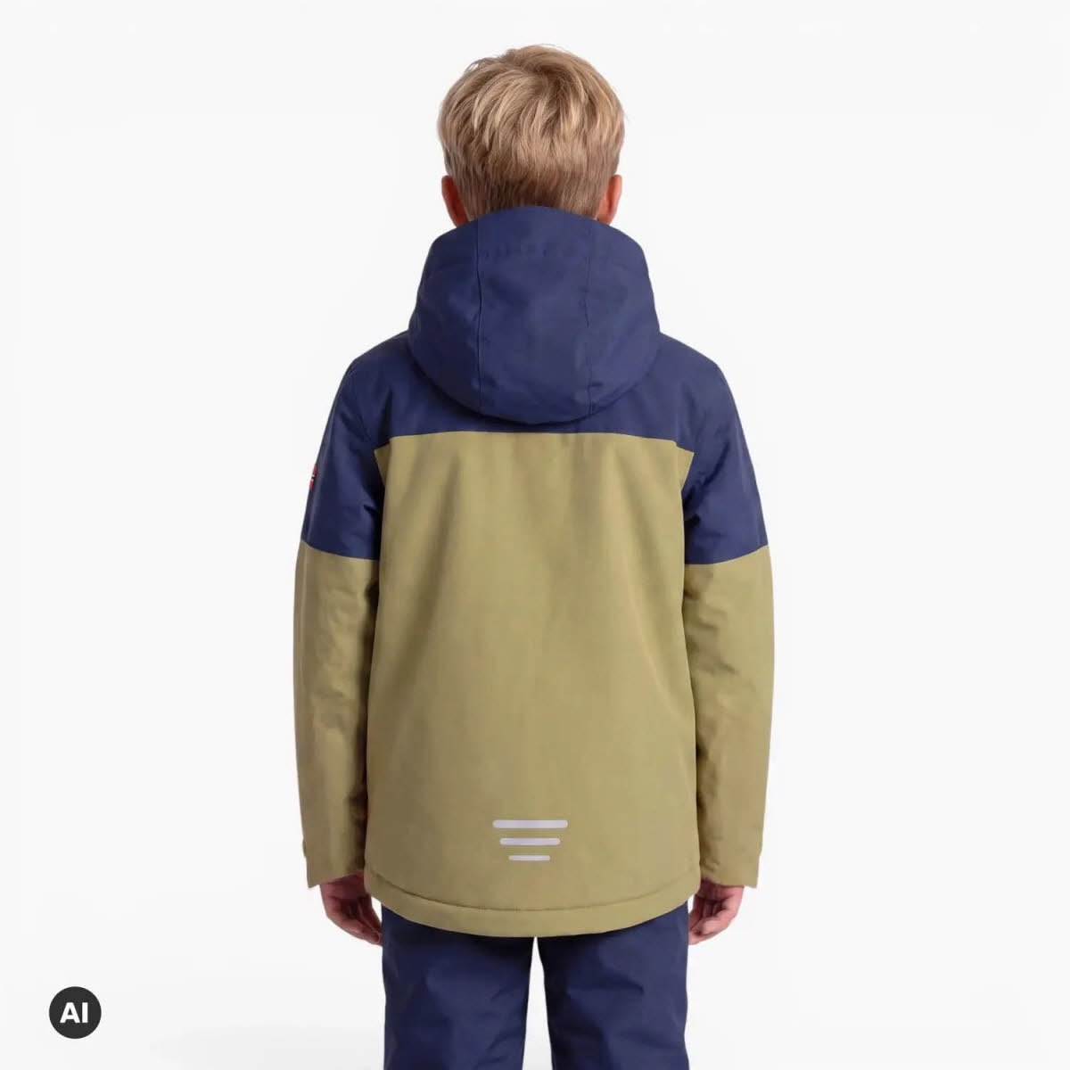 Trollkids Eikedalen Jacket Kinder Skijacke Snowboardjacke wasserdicht grün-blau