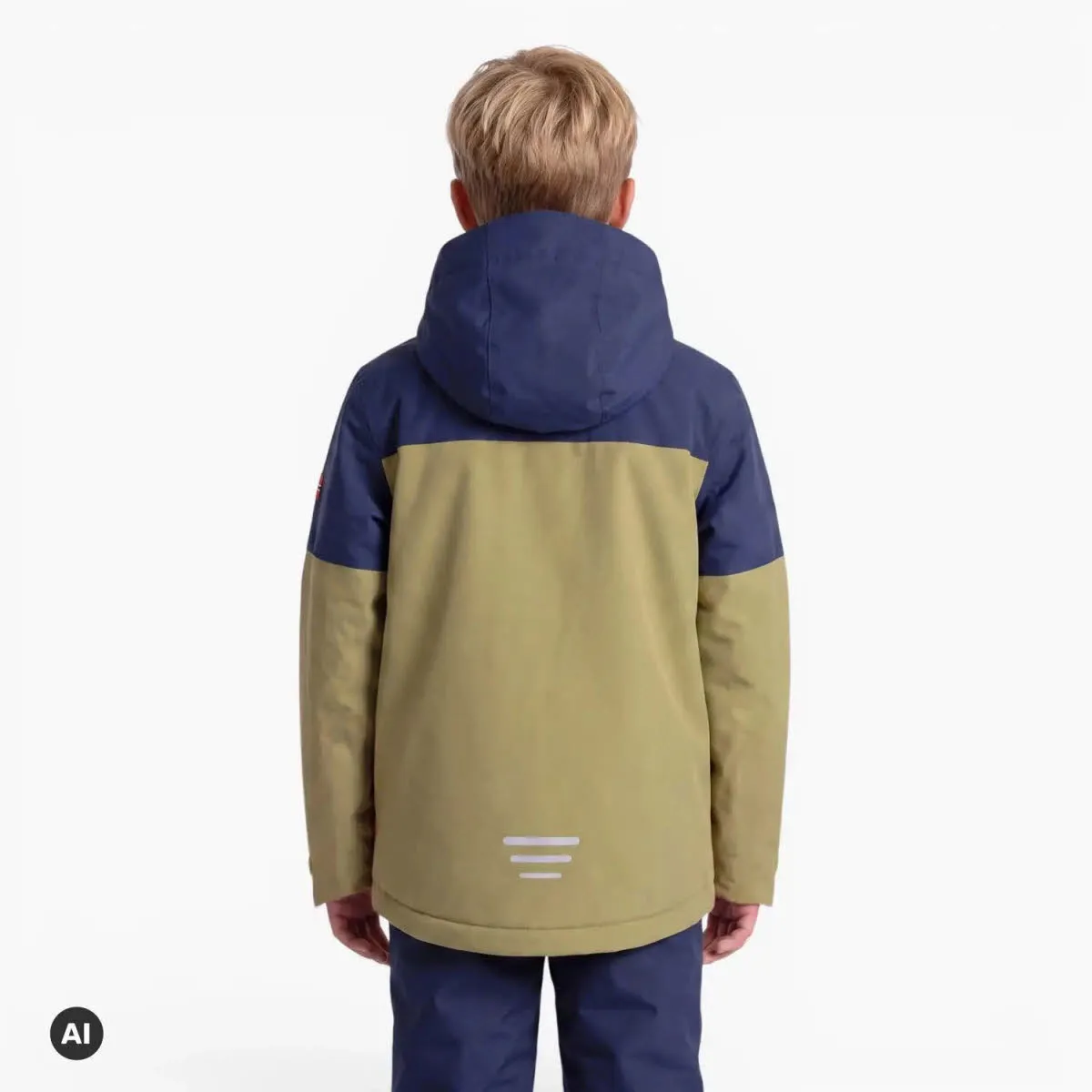 Trollkids Eikedalen Jacket Kinder Skijacke Snowboardjacke wasserdicht grün-blau