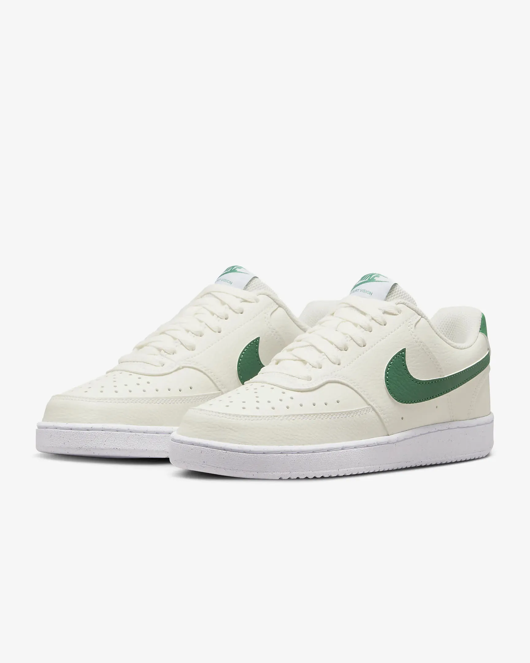 Nike Court Vision Low Next Nature Damen Oldschoolschuhe Alltagsschuhe weiß