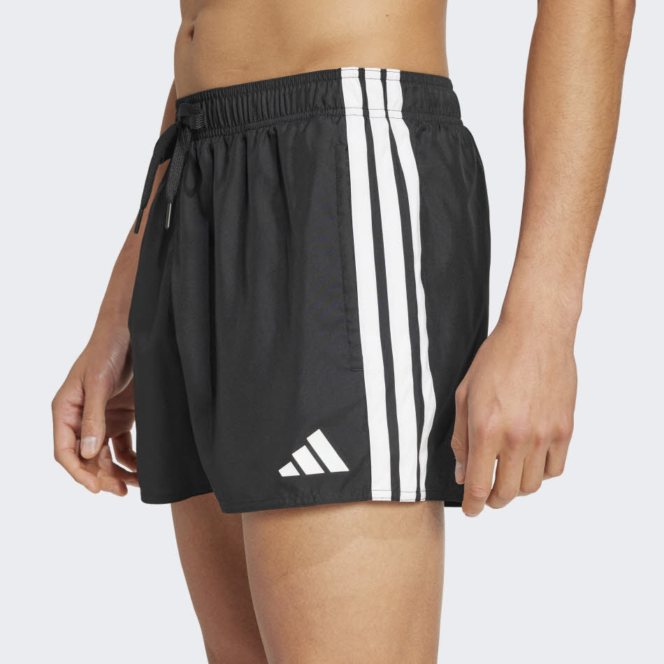 adidas 3-Streifen 3-Inch Herren Badeshorts schwarz