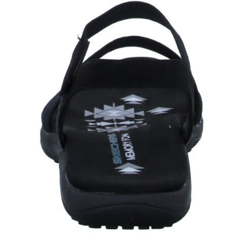 Skechers REGGAE SLIM Damen Sandalette schwarz