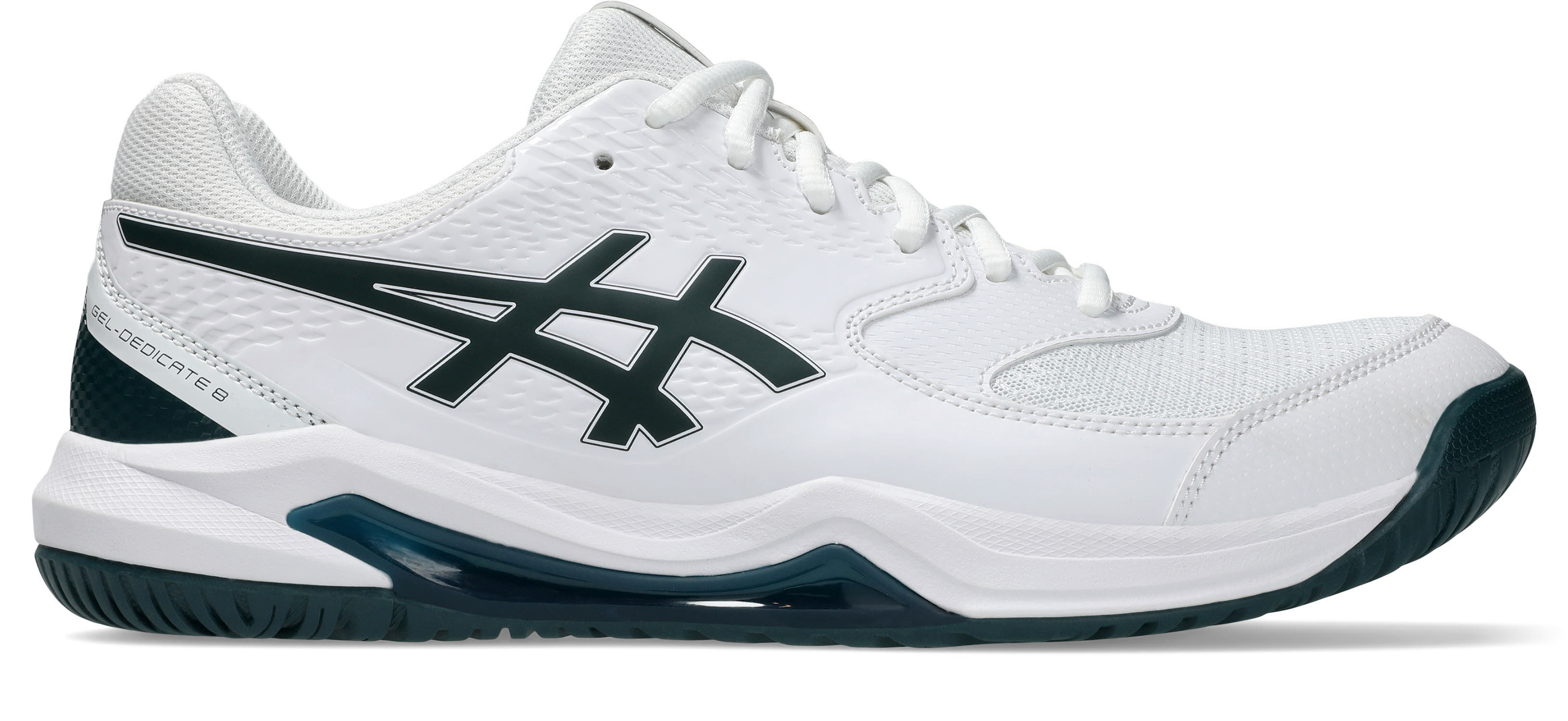 Asics GEL-DEDICATE 8 Tennisschuhe Herren weiß dunkelgrün