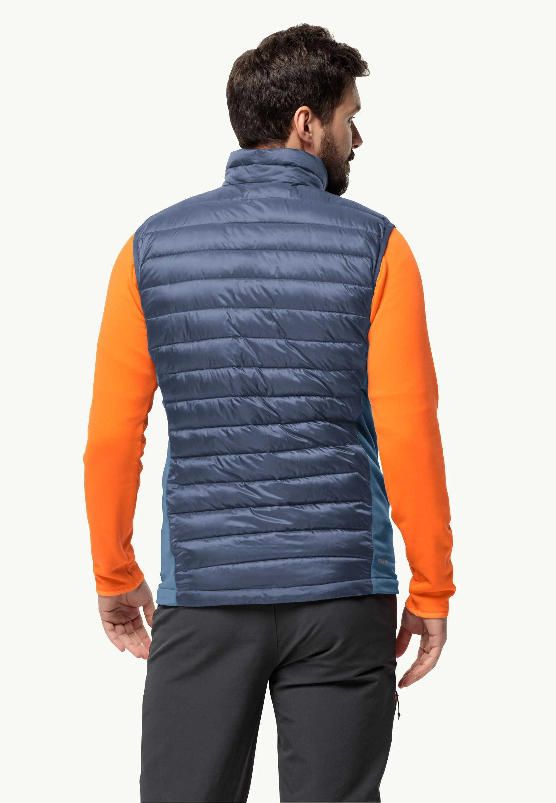 Jack Wolfskin Routeburn Pro Ins Vest M Daunenweste Herren blaugrau
