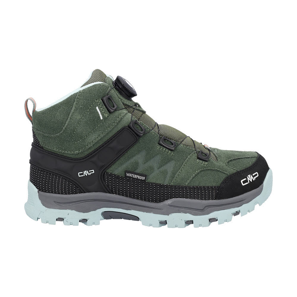 CMP KIDS KIRUNA MID FITGO WP Kinder Wanderschuhe Mid musk/jade