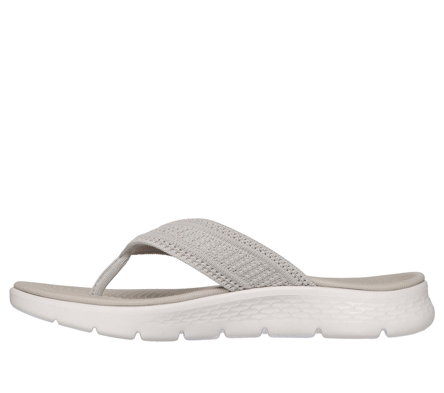 Skechers GO WALK FLEX SANDAL - HOLLY Damen Flip-Flops grau