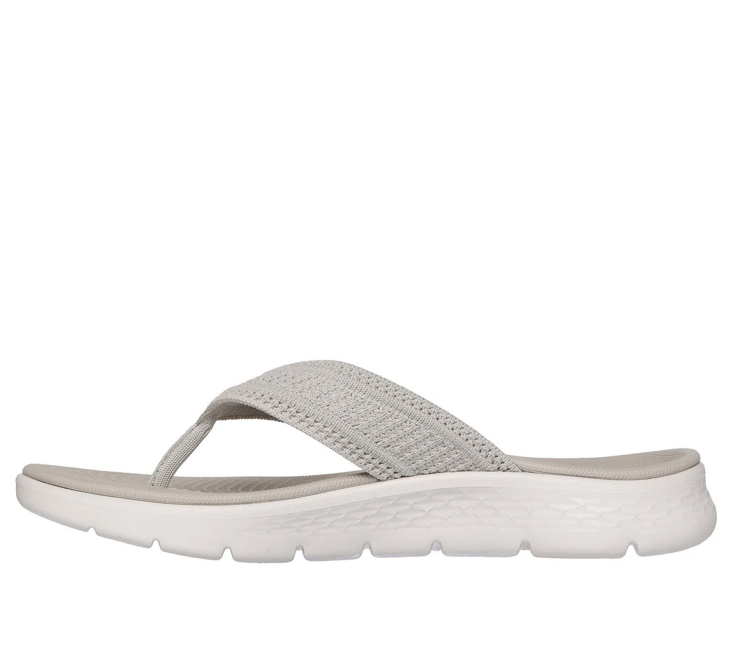 Skechers GO WALK FLEX SANDAL - HOLLY Damen Flip-Flops grau