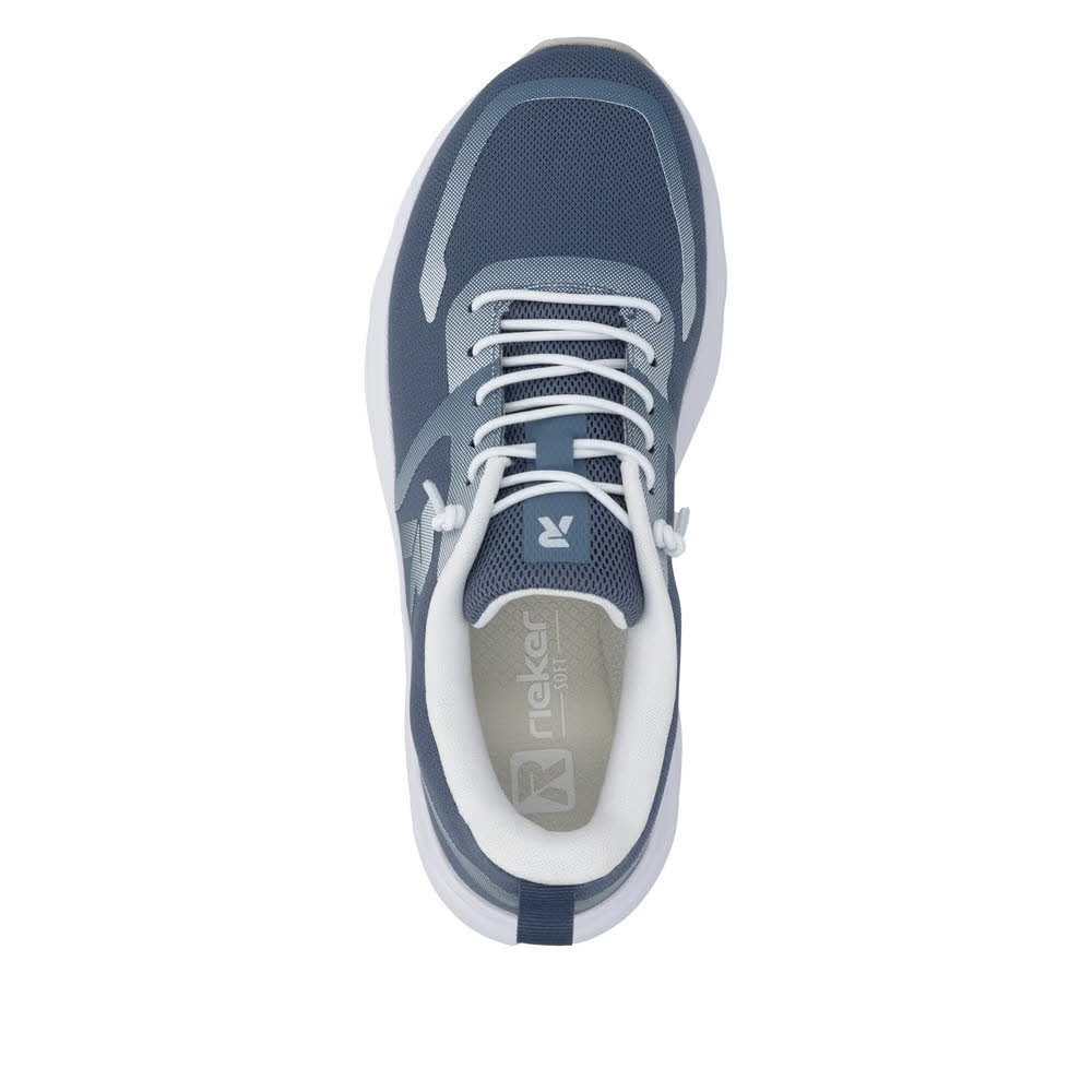 Rieker Stratfort Damen Sneaker Freizeitschuh blau