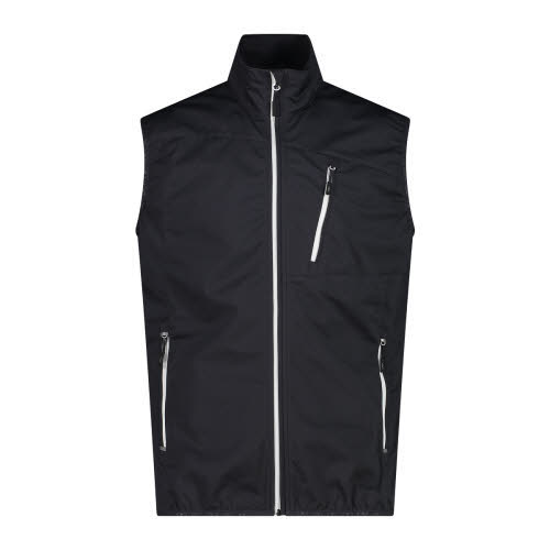 CMP MAN VEST Herren Softshellweste ärmellos Outdoorweste anthracite-bianco NEU