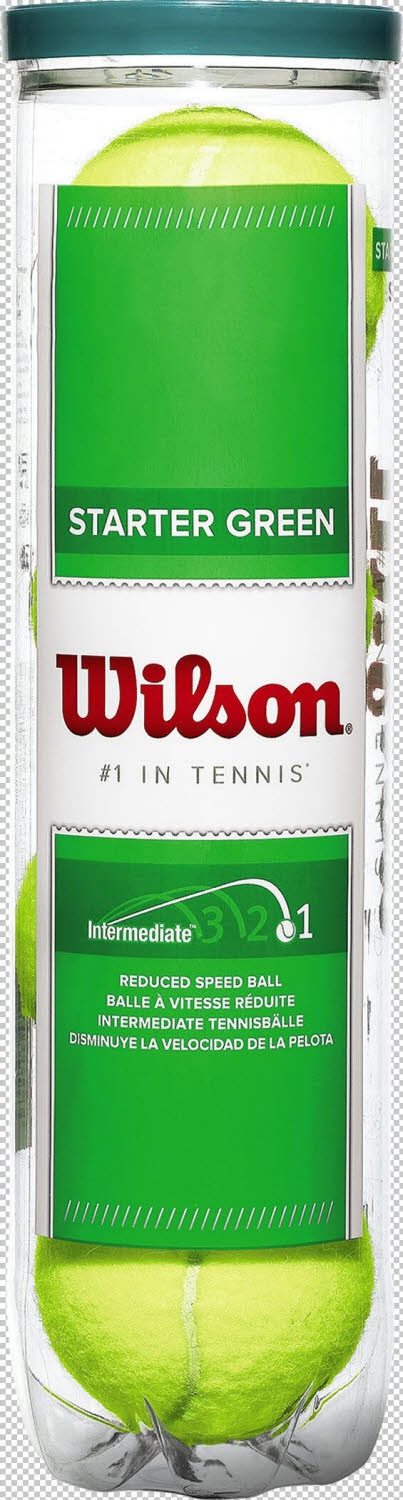Wilson STARTER PLAY Tennisball 4er VPE 18 Kinder Tennisbälle gelb