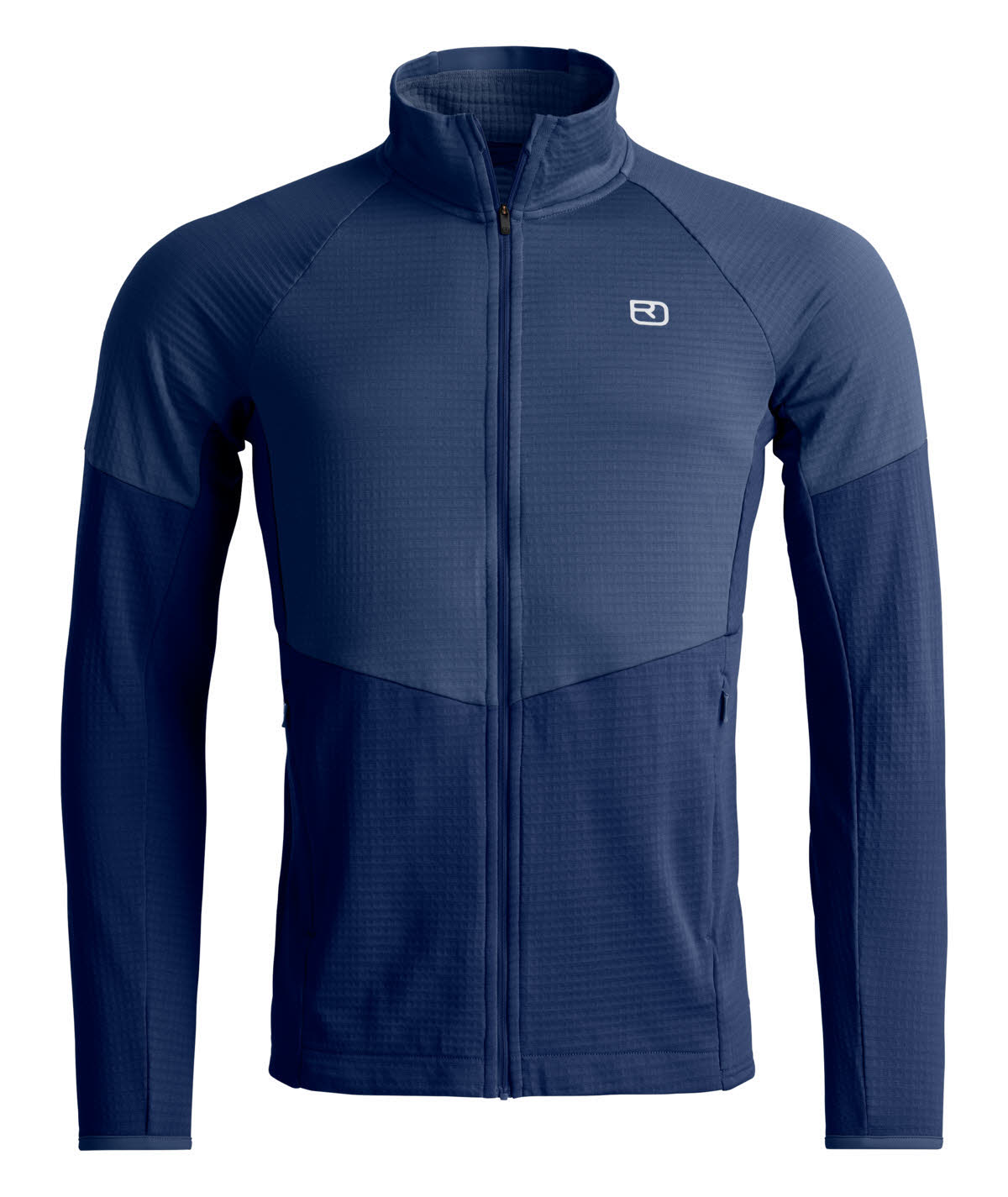 Ortovox Fleece Light Grid Herren Fleecejacke blau