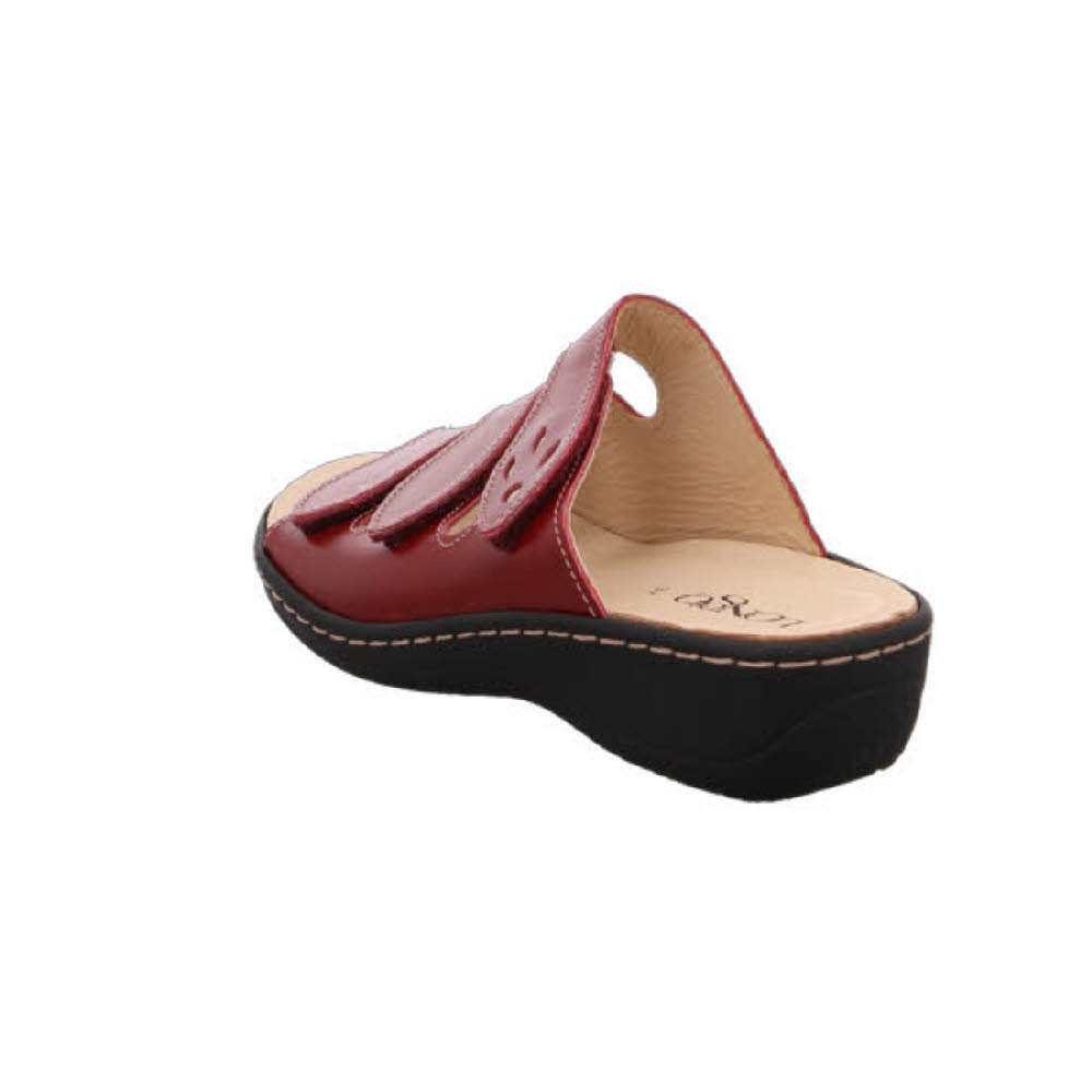 Longo Beq-Pantl-Wörishf-30 Damen Hausschuhe Pantoletten Sandalen rot NEU