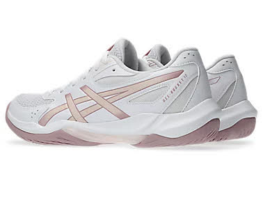 ASICS GEL-ROCKET 12 Damen Volleyballschuhe Hallenschuhe White/Pearl Pink