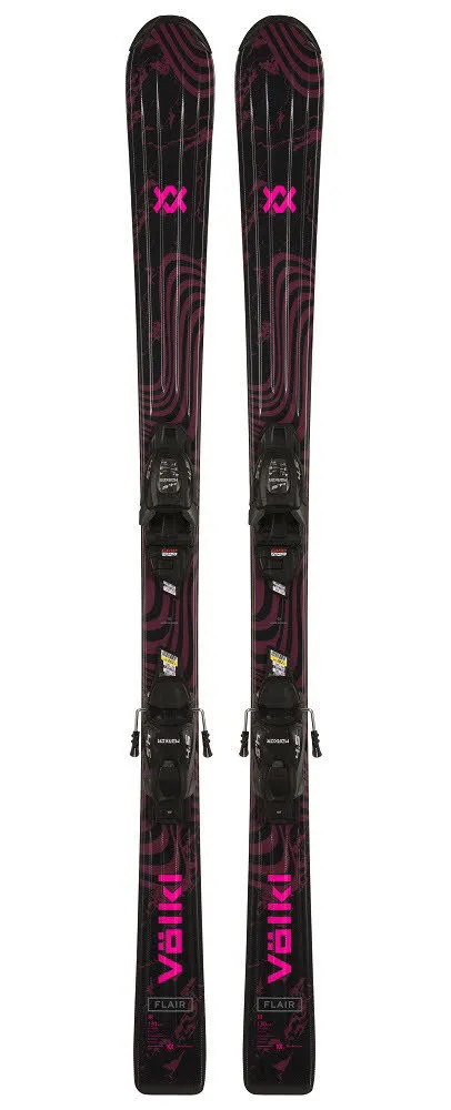 Völkl Flair Junior (130-160cm) + 7.0 VMOTION GW Mädchen Kinder Ski 24/25 lila