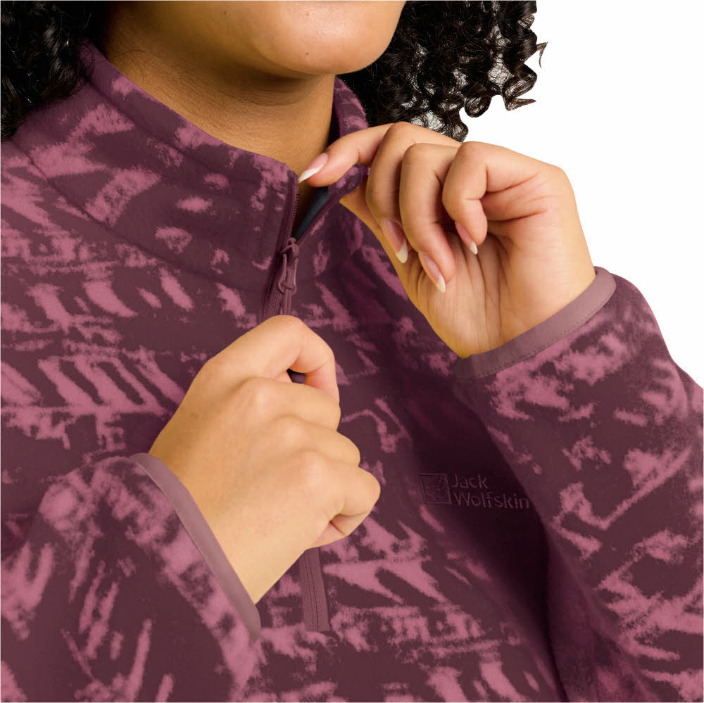 Jack Wolfskin Big Sky Hz W Damen Fleecepullover Skirolli lila