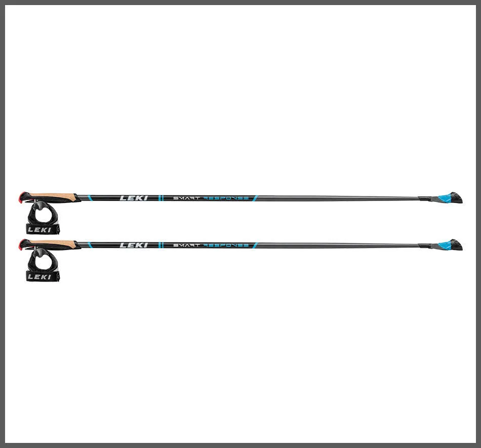Leki Smart Response Nordic Walking Stock Outdoor Walking Unisex schwarz NEU
