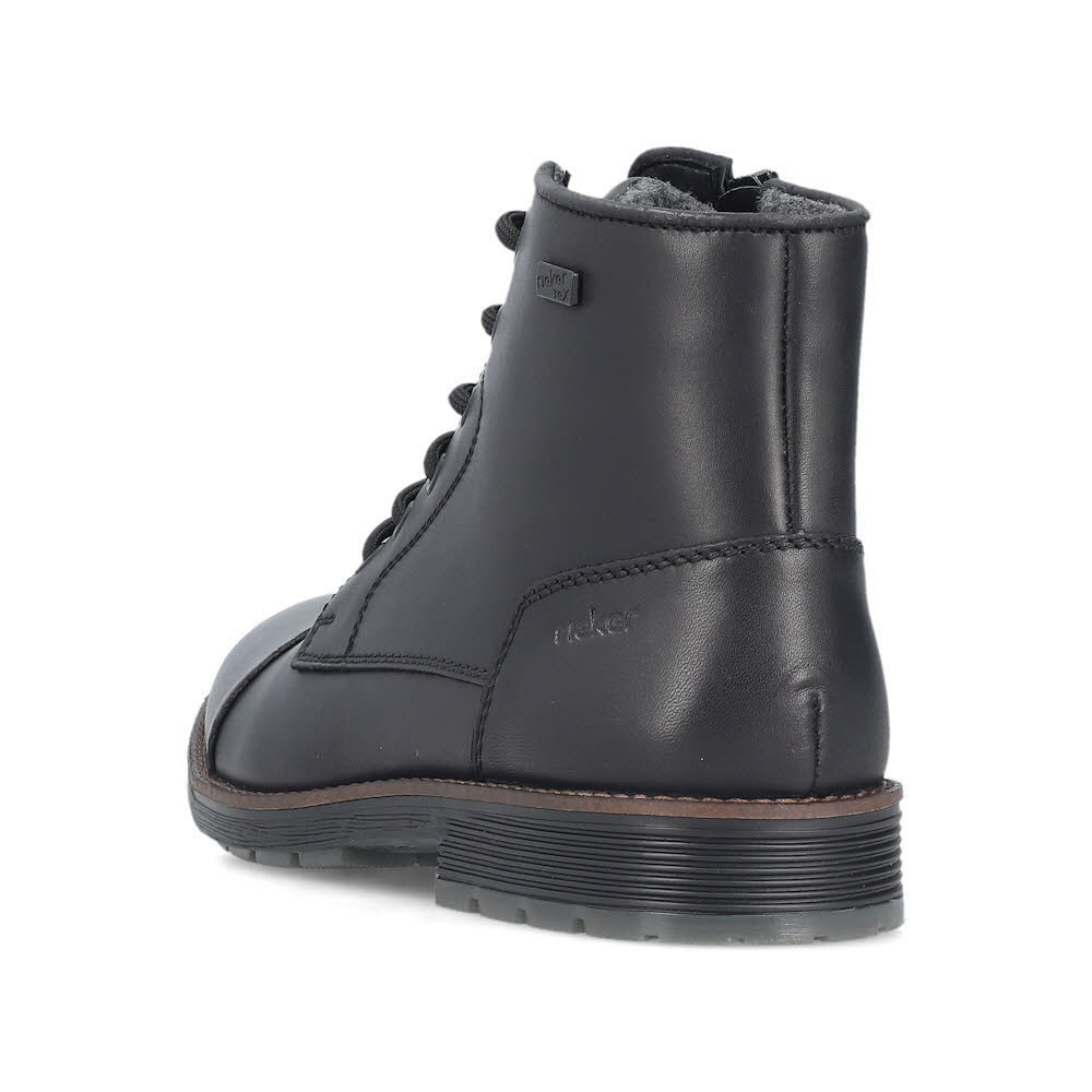 Rieker Schnürstiefel Herren Freizeitstiefel Stiefelette schwarz