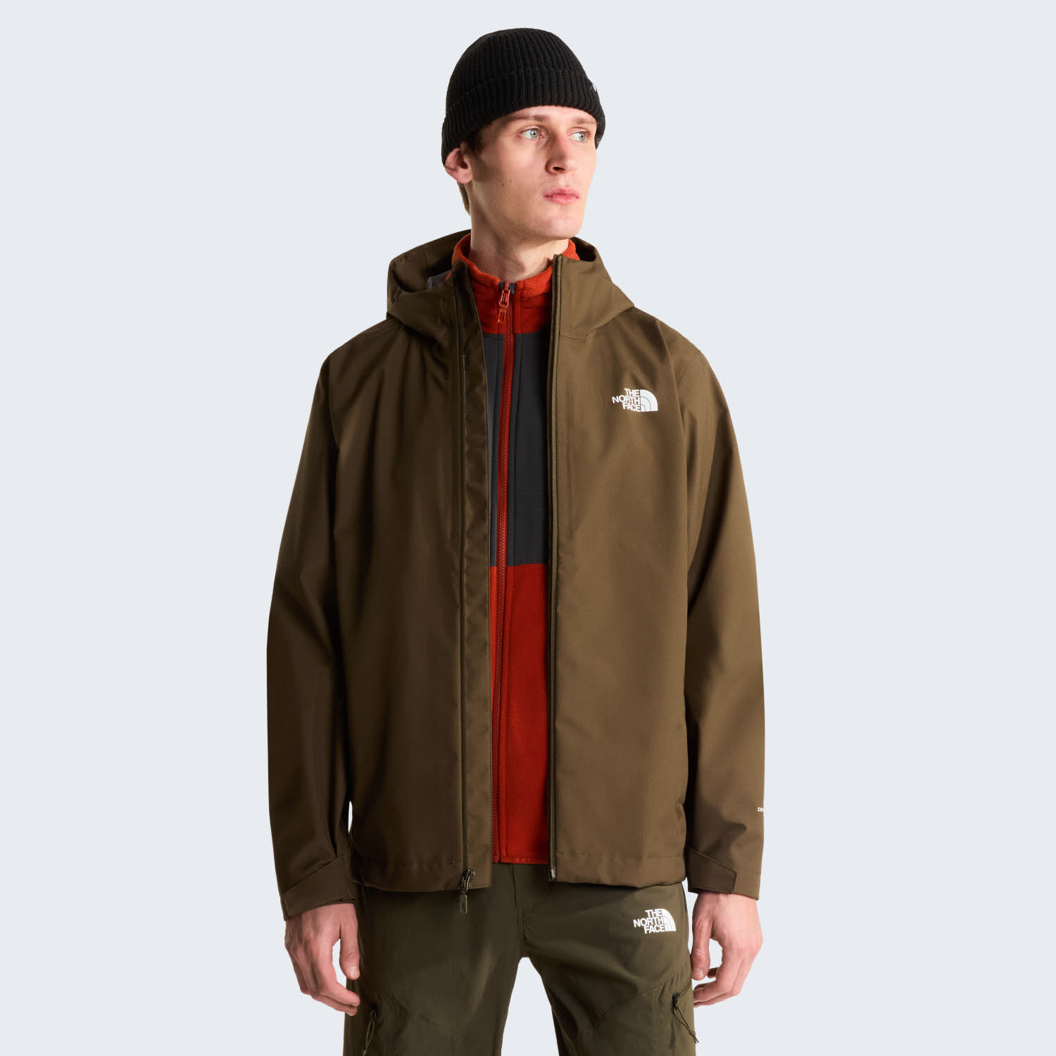 The North Face WHITON 3L JKT Herren Regenjacke Wanderjacke braun