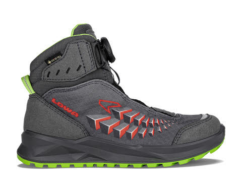Lowa FERROX GTX MID JR Multifunktionsschuh Wanderschuh Kinder dunkelgrau