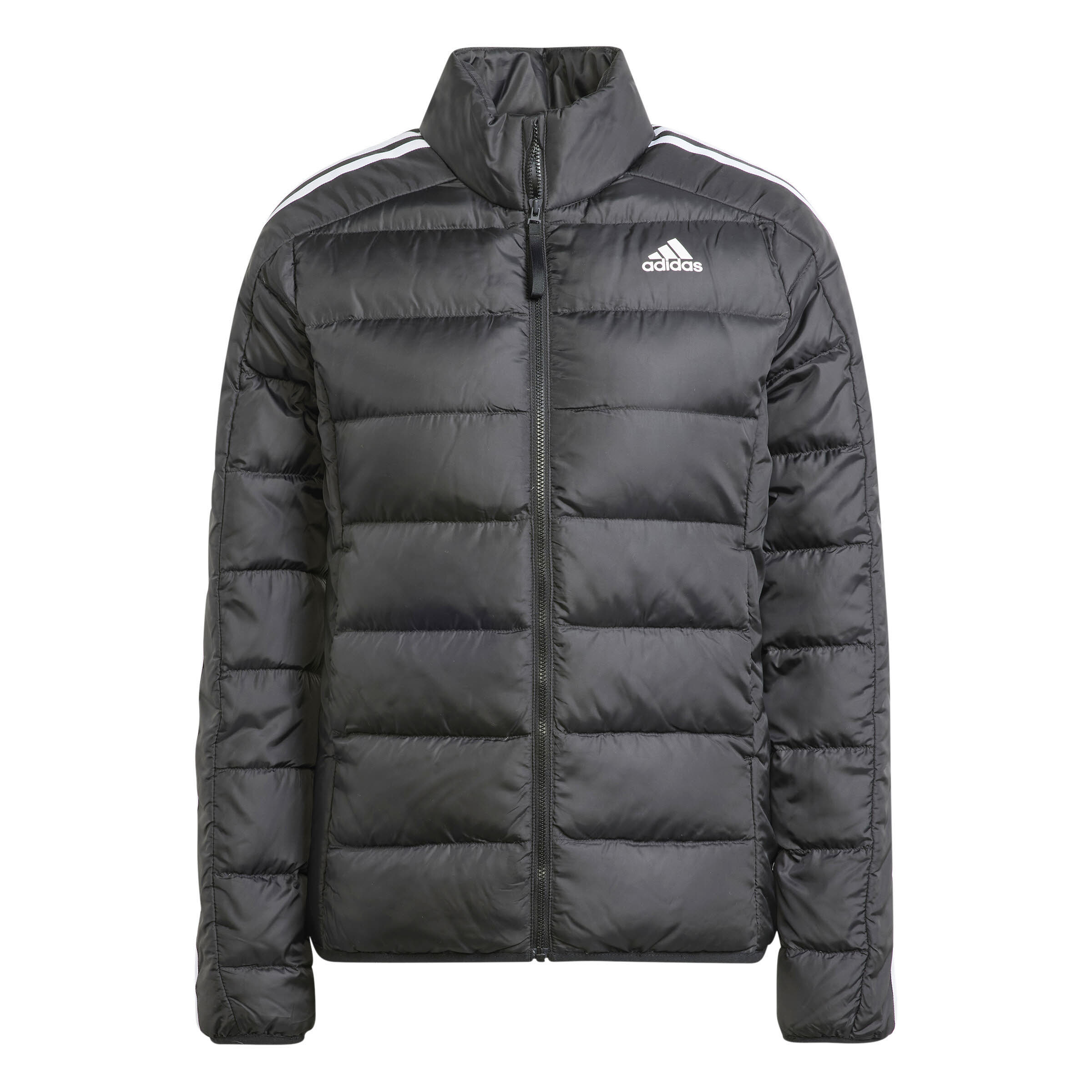 adidas Essential 3 Streifen L D J Damen Daunenjacke Winterjacke schwarz