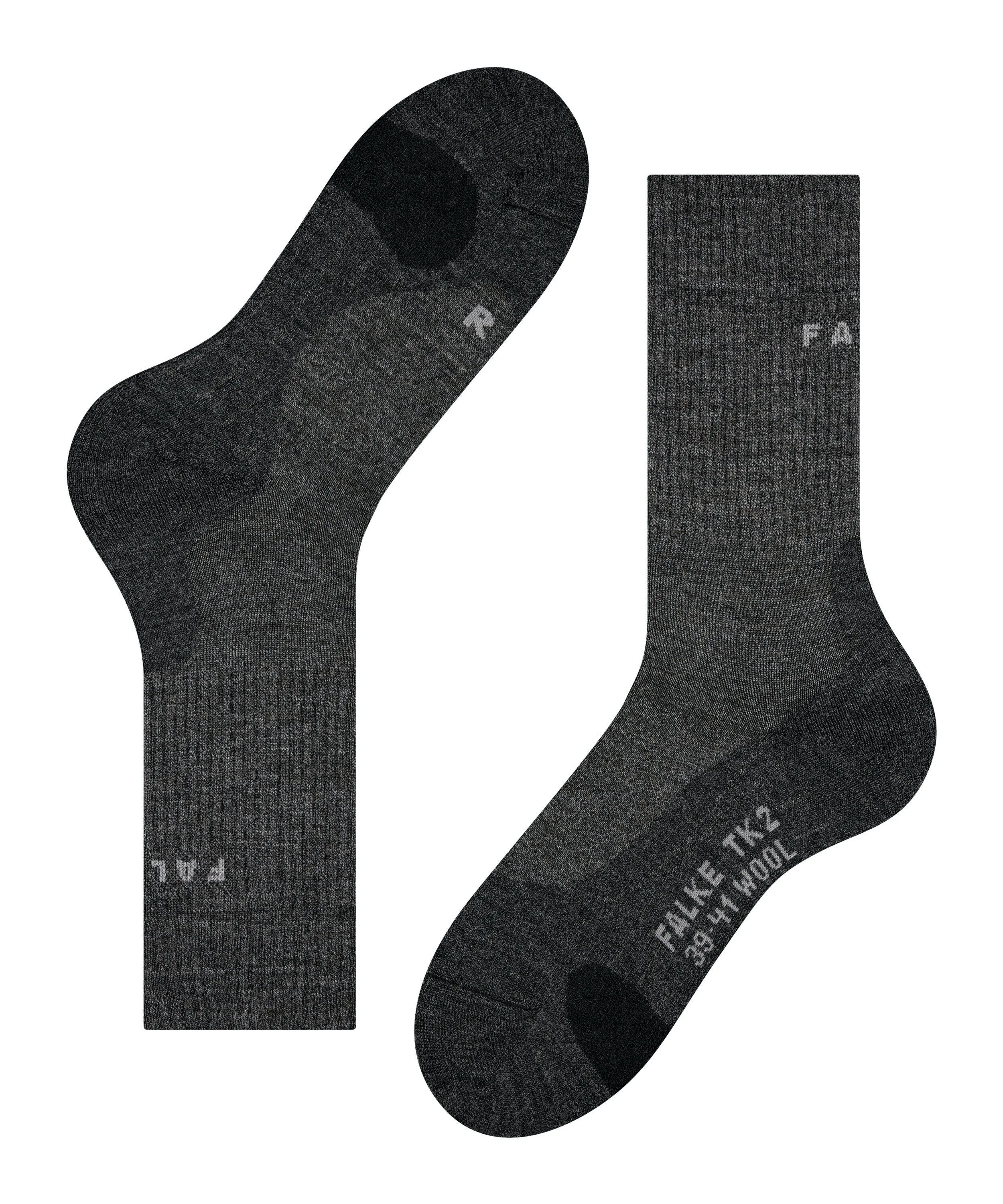 Falke TK2 Explore Wool Damen Wandersocken Trekkingsocken schwarz