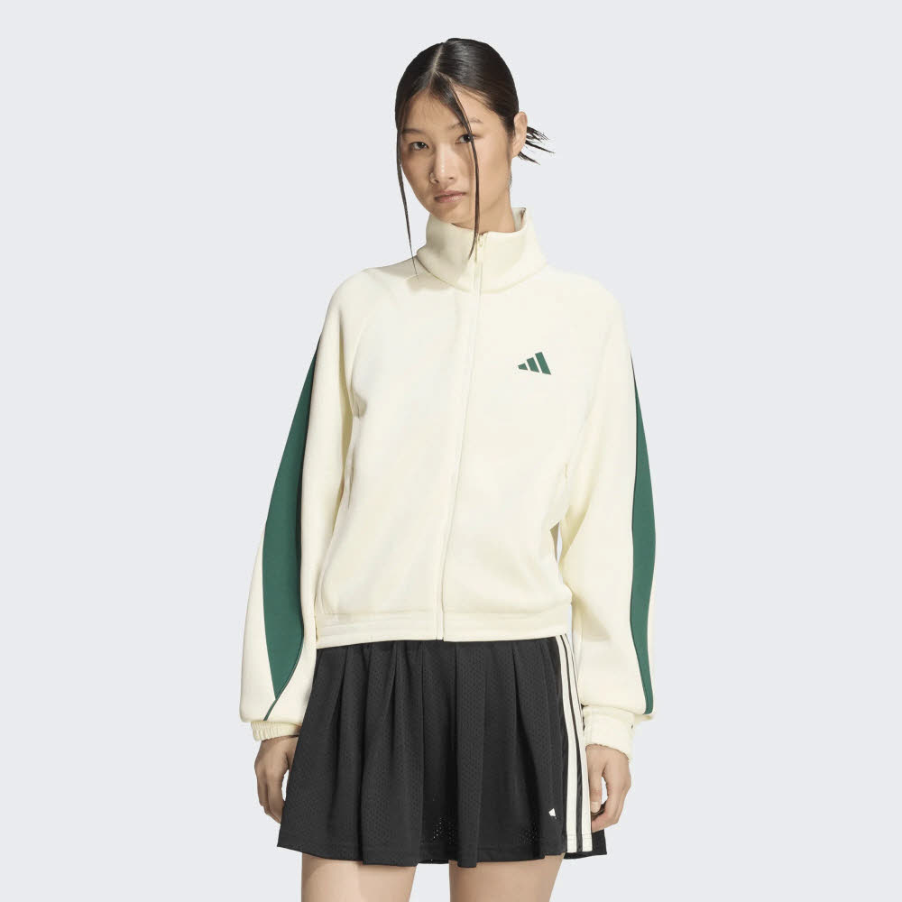 adidas STADIUM TRACK TOP Damen Sweatjacke Trainingsjacke ivory