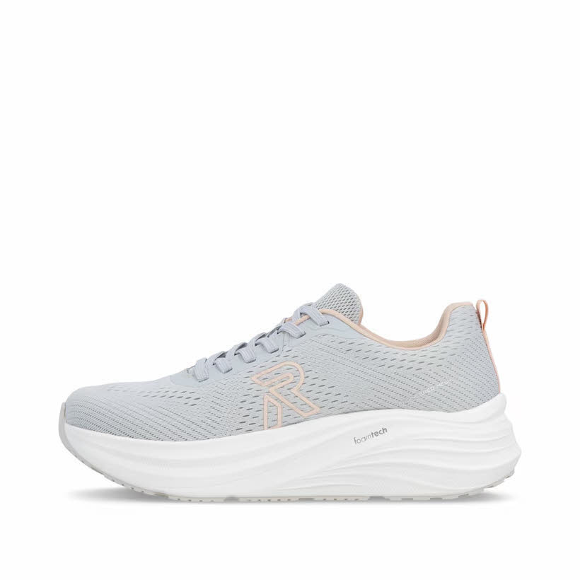 Rieker MELTON Damen Sneaker Halbschuhe hellgrau