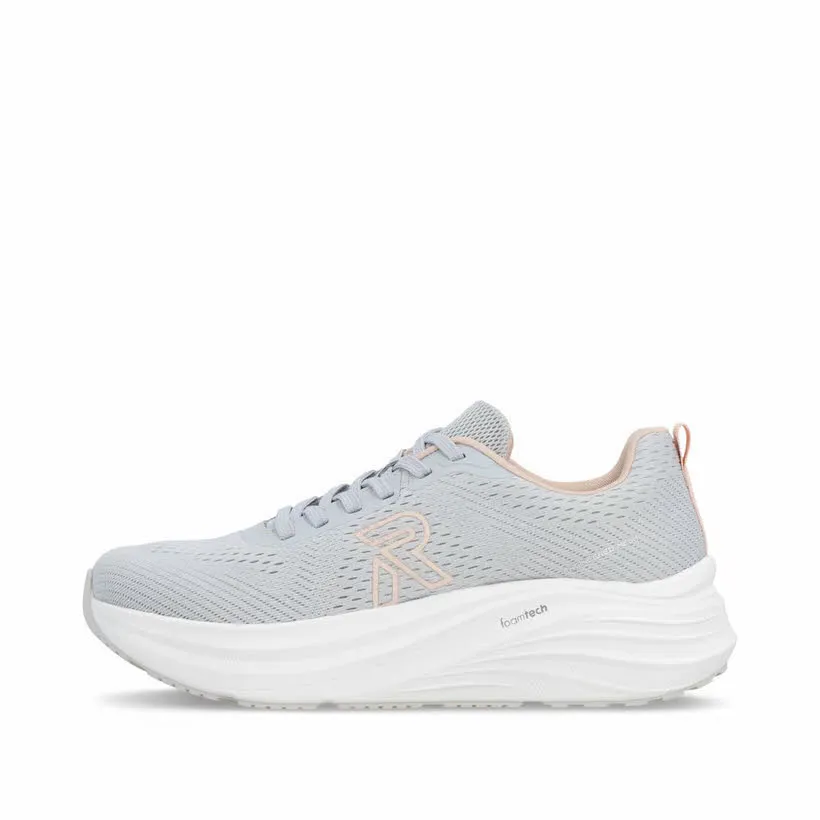 Rieker MELTON Damen Sneaker Halbschuhe hellgrau