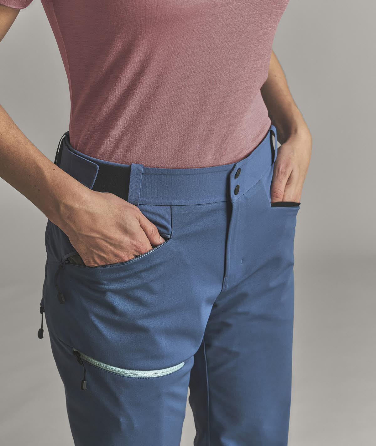 Ortovox Ortler Softshell Trekkinghose gefüttert Damen blau
